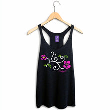 Load image into Gallery viewer, Pink Flower Vine Racerback
