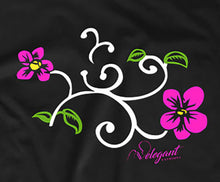 Load image into Gallery viewer, Pink Flower Vine Racerback