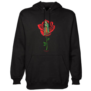 Virgin Mary Rose Bud Hoodie