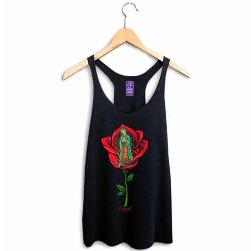Virgin Mary Rose Bud Racerback